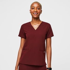 FIGS Casma™ Three-Pocket Scrub Top NEW Size Small